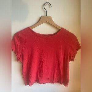 Pacsun basics medium red short sleeve.